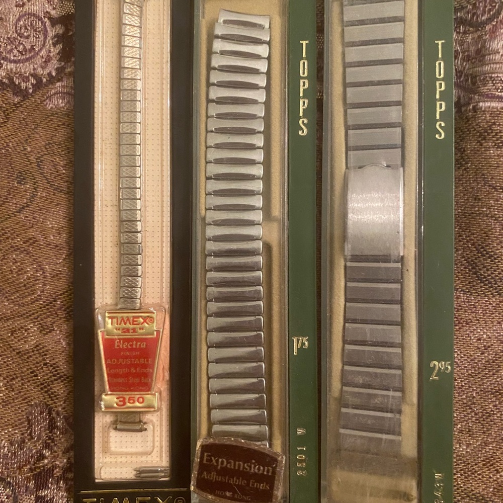 Vintage lot of men’s watch bands